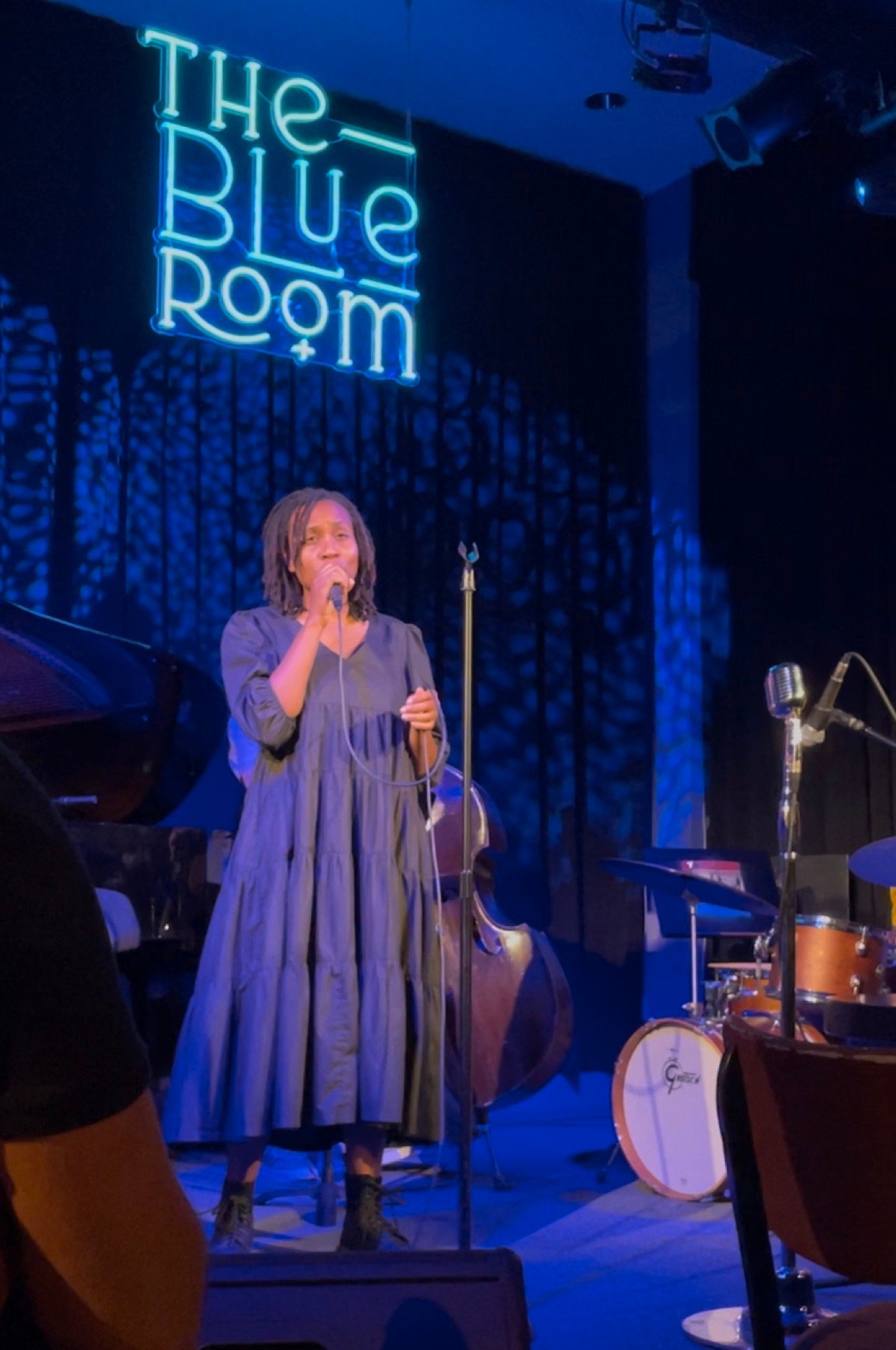 Rachel performing at The Blue Room